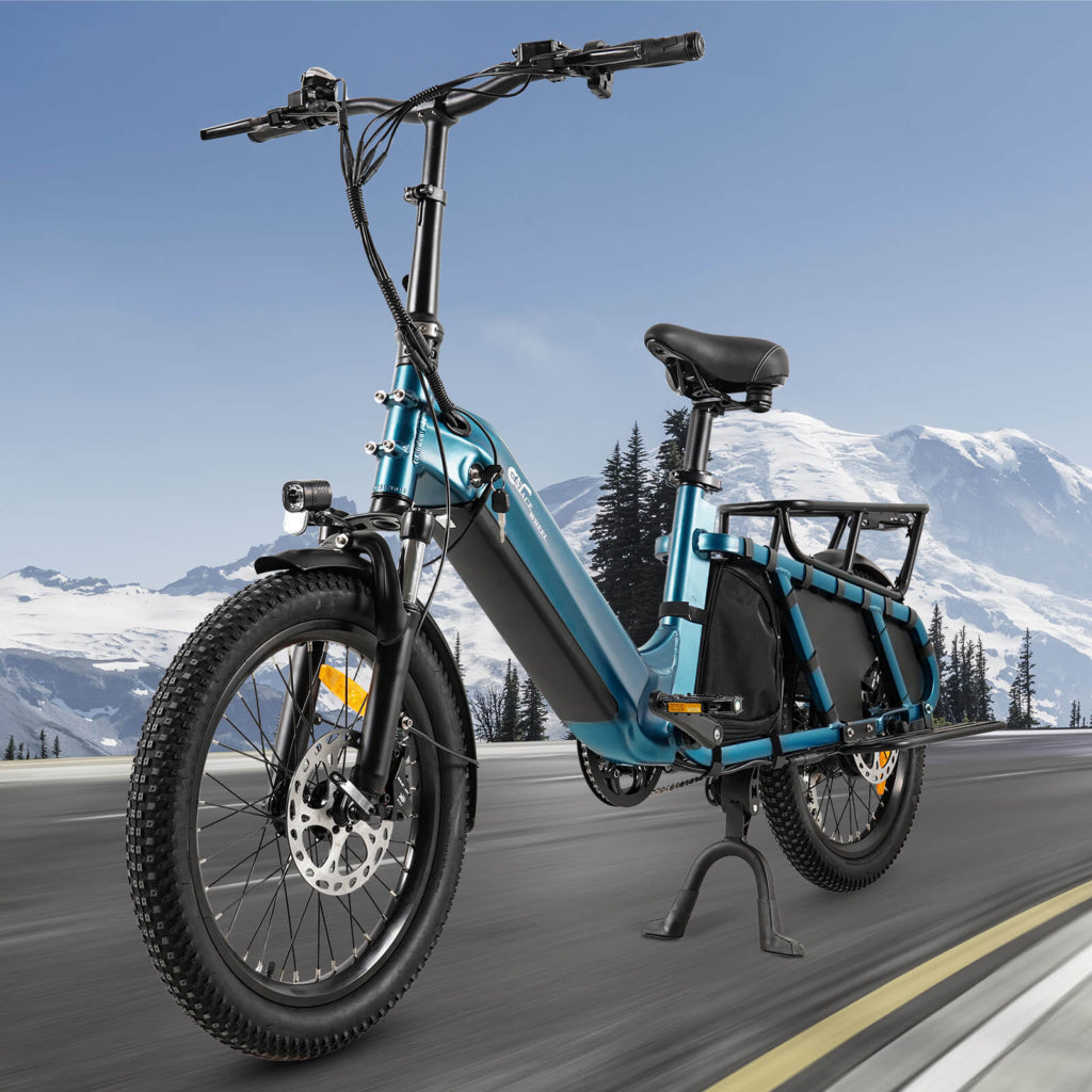 CMACEWHEEL HQ20 20Ah Torque Sensor Samsung Battery Hydraulic Brakes Ebike 2 in 1 Family E-Cargo Bike 400lbs Capacity