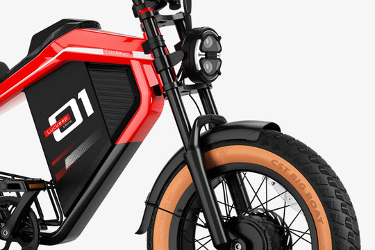 Fourche en alliage avec suspension hydraulique