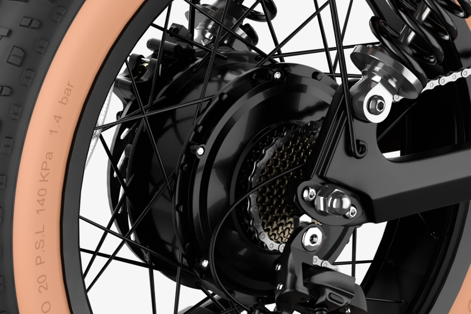 Moteur moyeu CC 1500W