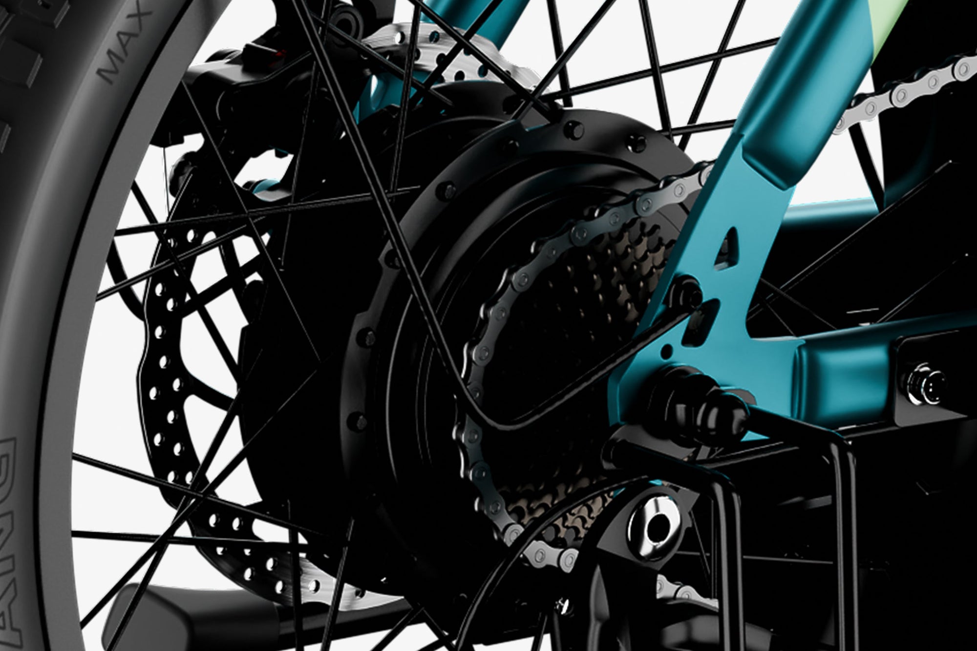 Moteur à engrenages sans balais 48V 1200W en crête