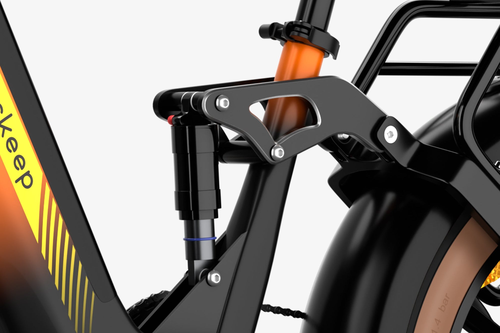 Sospensione a collegamento a quattro barre, aria