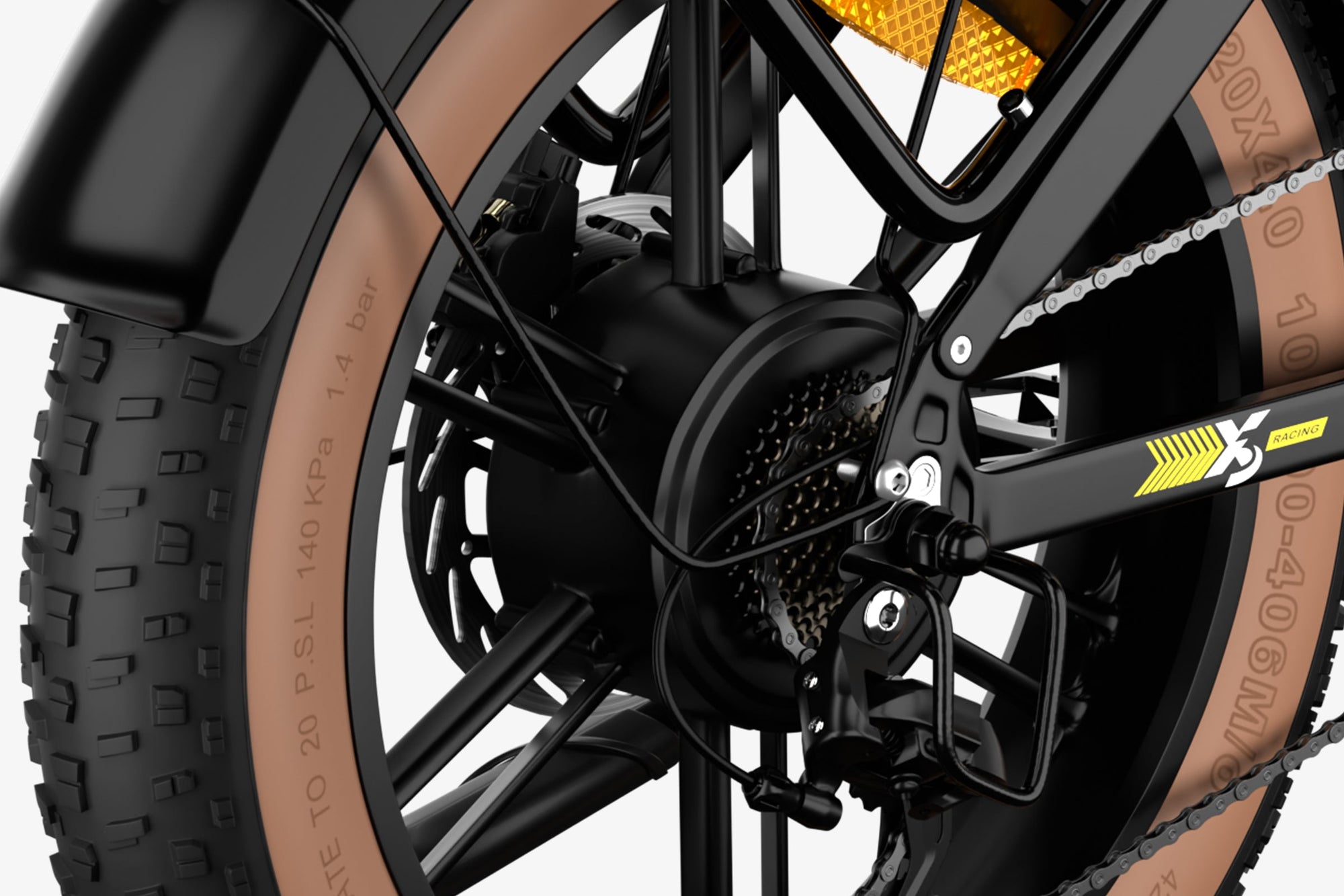 Motore posteriore brushless da 750W