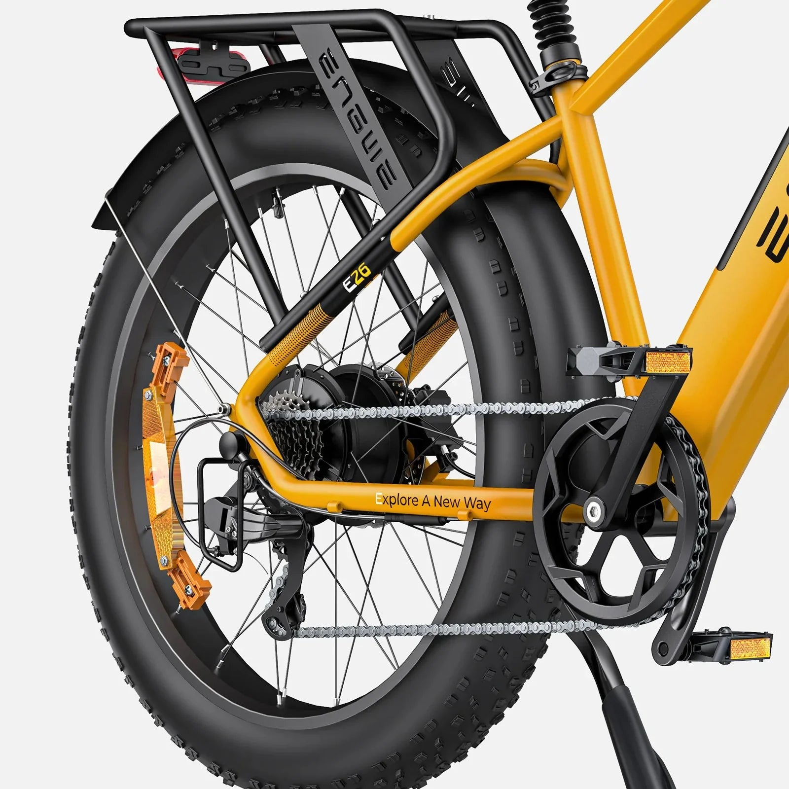 ENGWE E26 26"  Fat Tire All-Terrain Electric Bike 1000W Motor Peak 48V 16Ah Battery