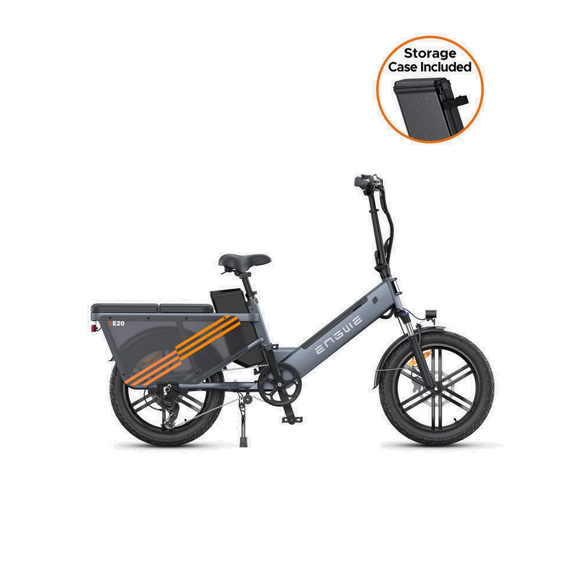 ENGWE LE20 20" Step-Thru Electric Cargo Bike 750W Motor 48V 19.2Ah Battery