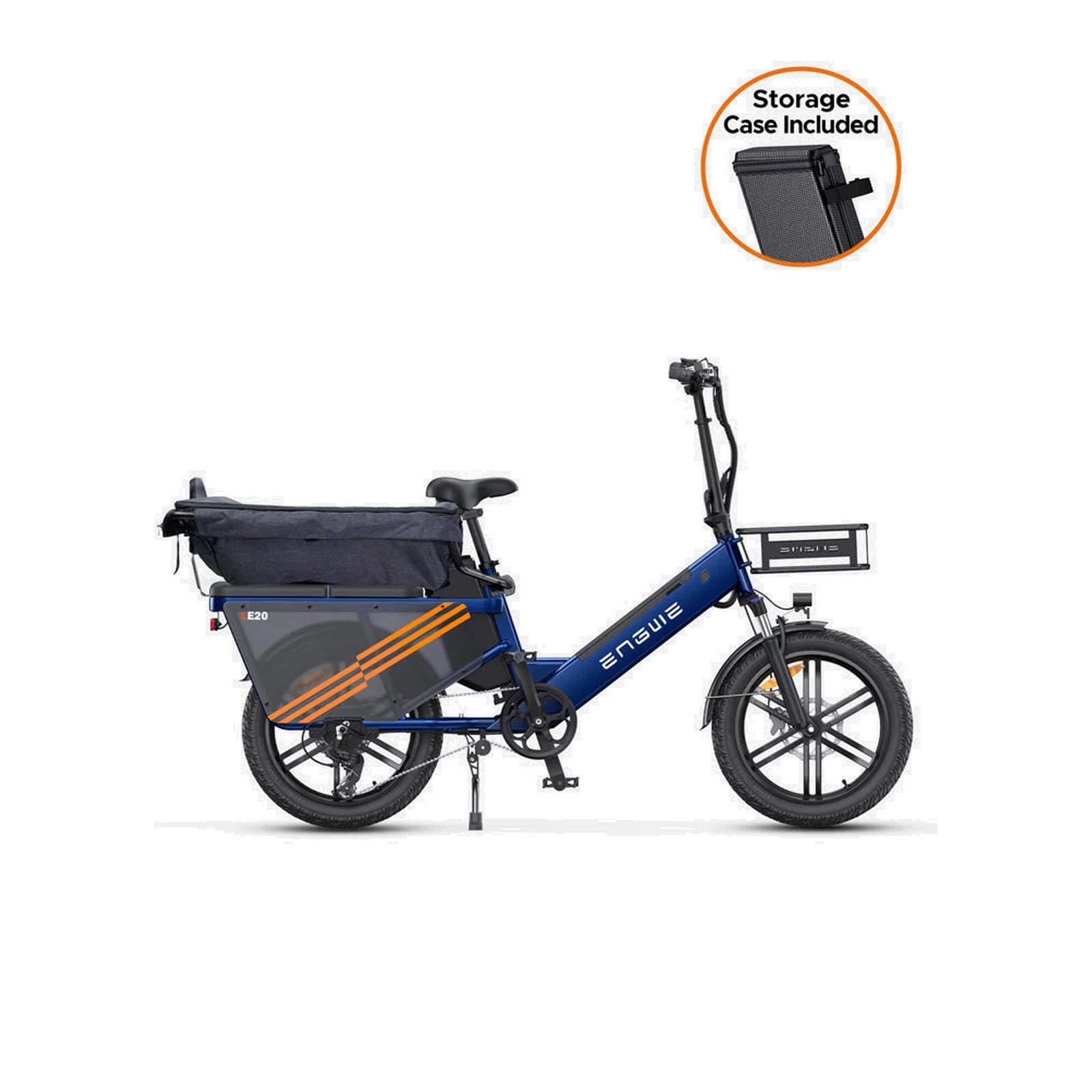 ENGWE LE20 20" Step-Thru Electric Cargo Bike 750W Motor 48V 19.2Ah Battery