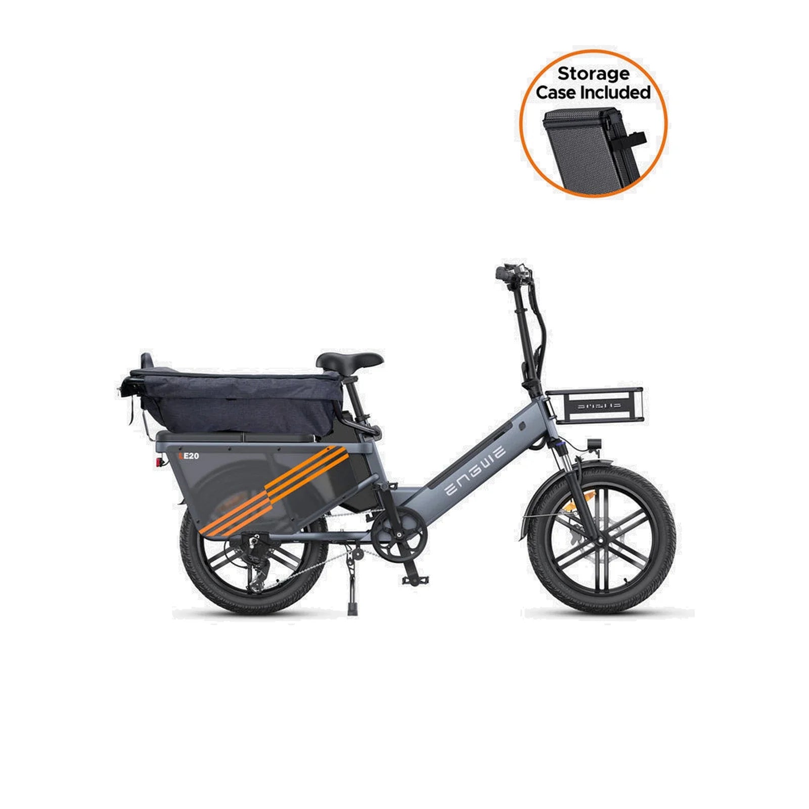 ENGWE LE20 20" Step-Thru Electric Cargo Bike 750W Motor 48V 19.2Ah Battery