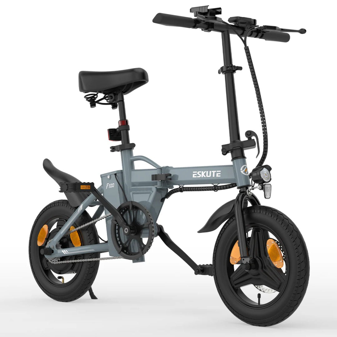ESKUTE F100 14" Mini-Klapp-Elektrofahrrad, 250-W-Motor, 36 V, 9 Ah Akku