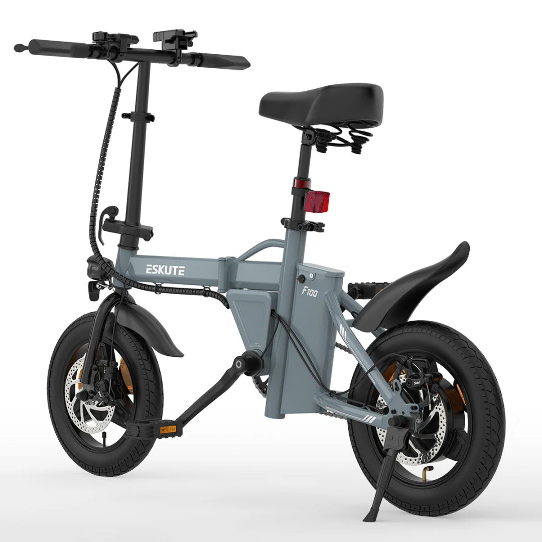 ESKUTE F100 14" Mini-Klapp-Elektrofahrrad, 250-W-Motor, 36 V, 9 Ah Akku
