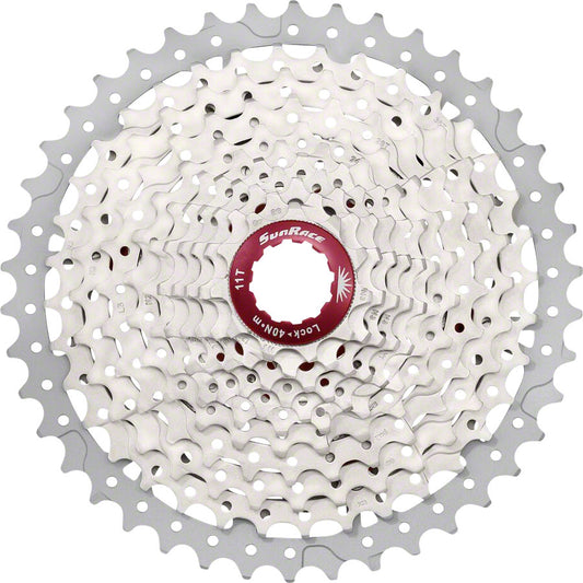 SunRace MX8 Mountain Bike Wide Ratio Cassette - Sram/Shimano 11 Speed, 11-42T 1