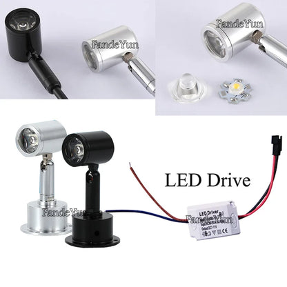 Dimmable Led Mini Downlights 1w 3w Ac85-265v Jewelry