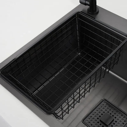 Black Sink 304 Stainless Steel Vegetable Washing Basin