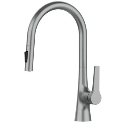 Bagnolux Titanium Black Brushed Deck Mounted Faucet Two