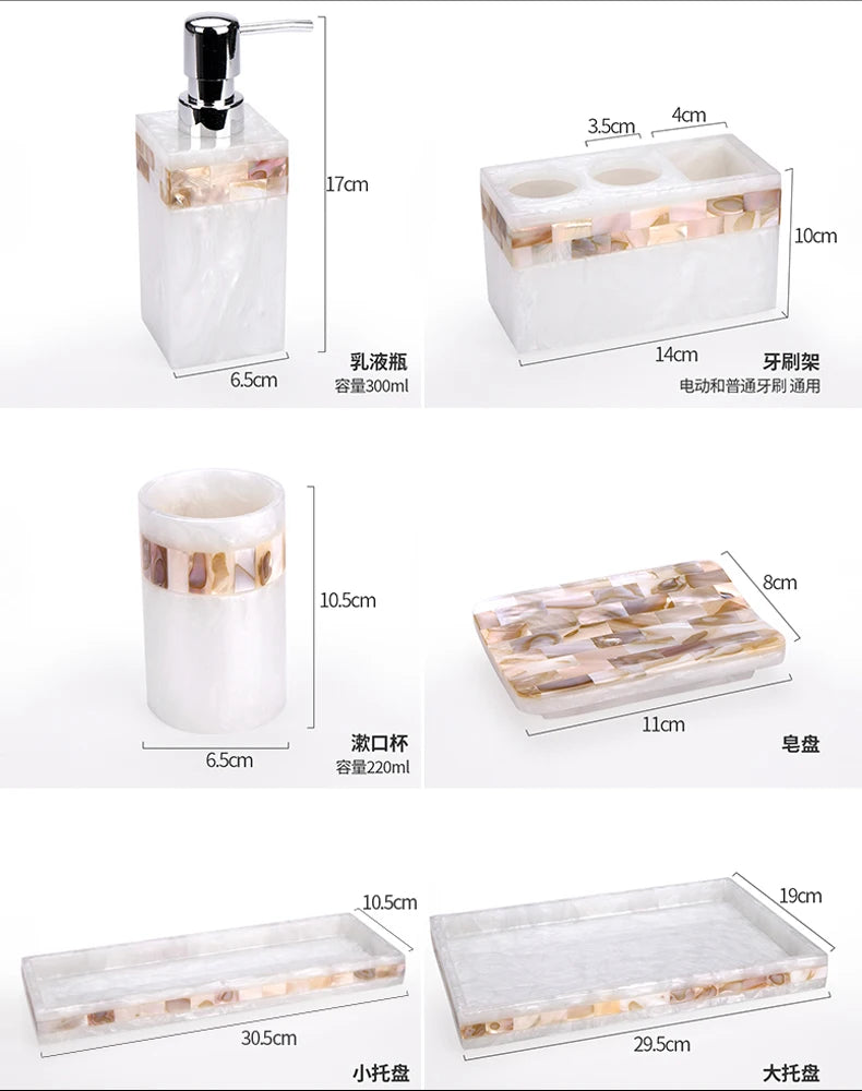 Natural Color Resin Toothbrush Bathroom Toilet Cup