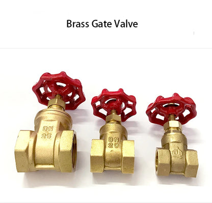 1/4 3/8 1/2 3/4 Inch Brass Gate Valves