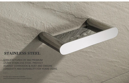 Stainless Steel Bathroom Wall Shelf Towel Bar Rack