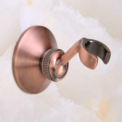 Antique Red Copper Brass Bathroom Rain Shower Head