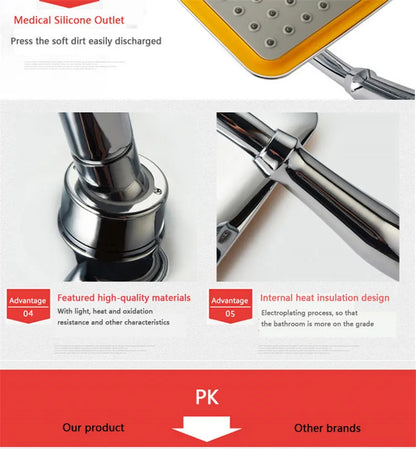 6/9 Inch Large Flow Supercharge Rain Shower Head