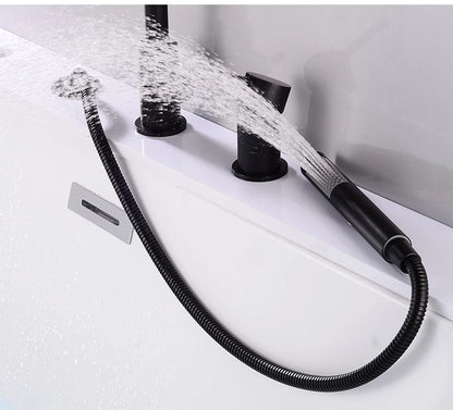 Ellen Bathtub Faucets Holes Black Cold Bath Shower