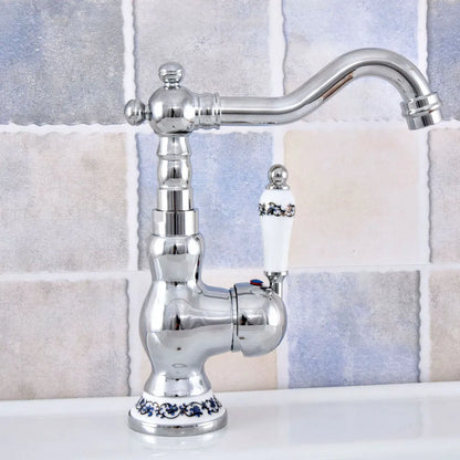 Polished Chrome Basin Sink Faucet Bathroom Basin Mixer