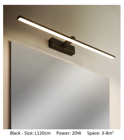 Modern Led Wall Lamp 120 100 80cm Mirror