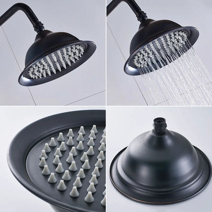 Bathroom Shower Faucet Brass Rainfall Shower Mixer Tap