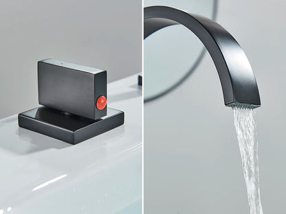 Black Bathroom Basin Faucet Cold Water Mixer Faucets