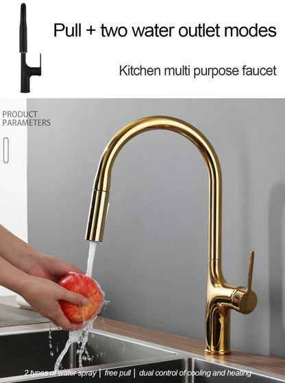 Bagnolux Titanium Black Brushed Deck Mounted Faucet Two