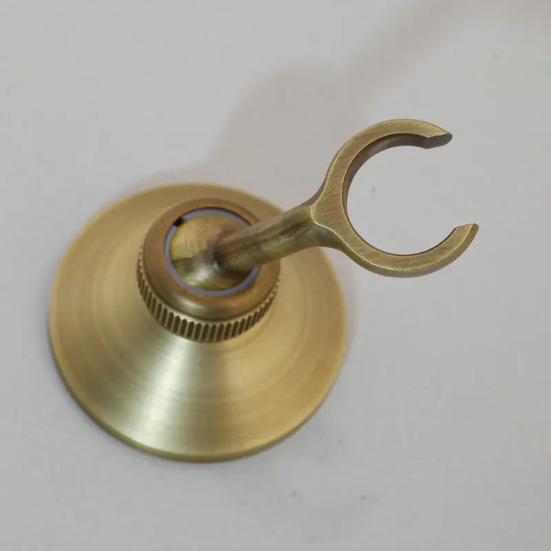 Antique Brass Bathroom Hand Shower Head Inch Round
