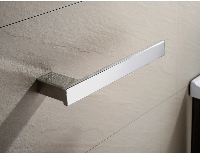 Stainless Steel Bathroom Wall Shelf Towel Bar Rack