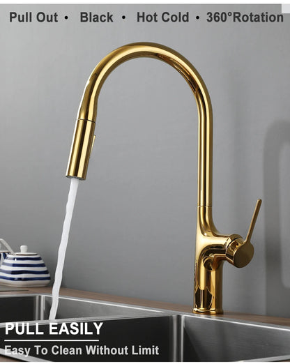 Bagnolux Titanium Black Brushed Deck Mounted Faucet Two