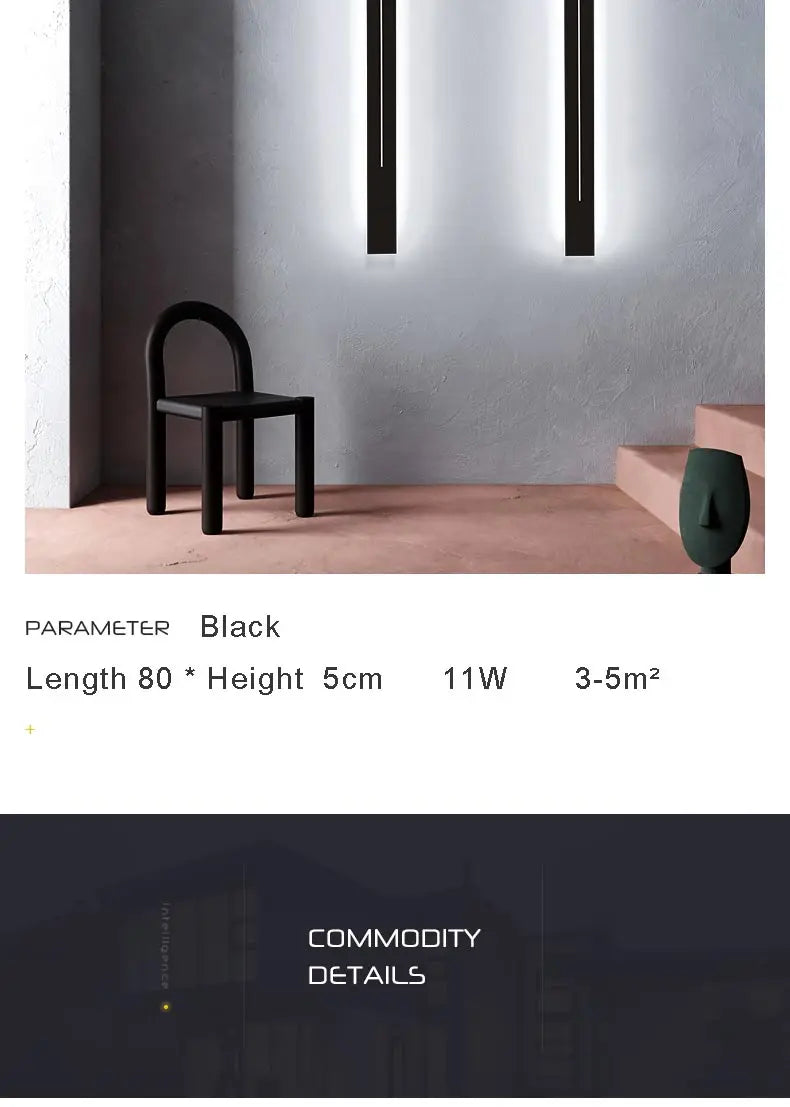 Nordic Led Lamp Decoration Wall Mirror Light Lighting