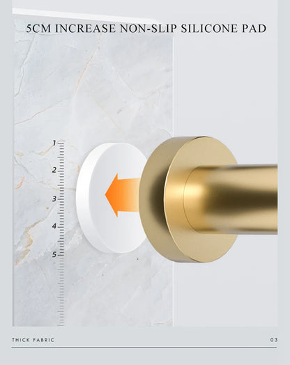 Not In/Roman Hole Shower Curtain Bathroom Quality Waterproof