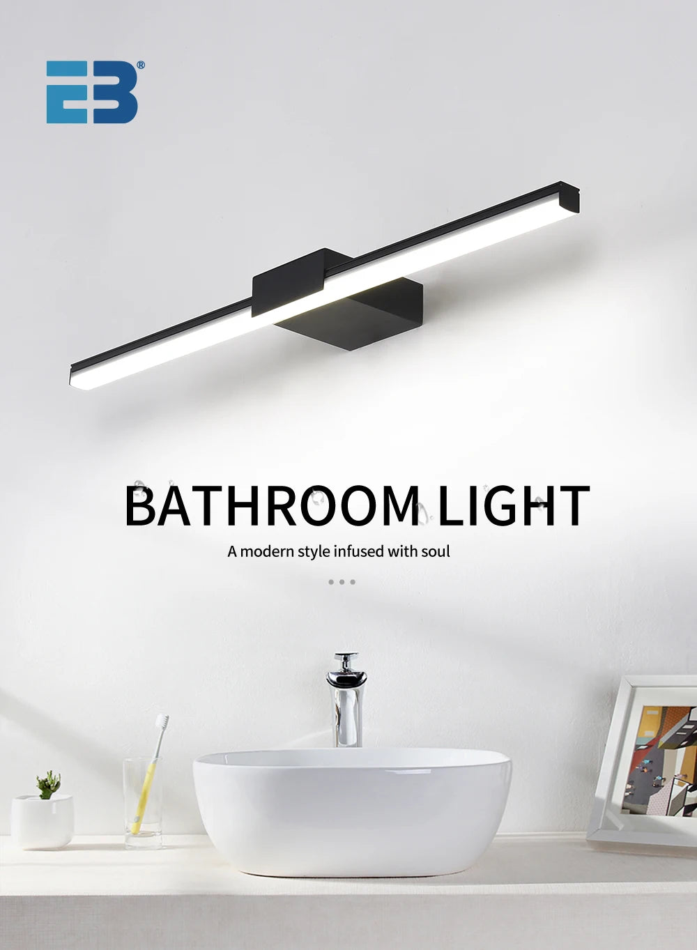 Led Wall Lamp Bathroom Vanity Light 40cm 55cm