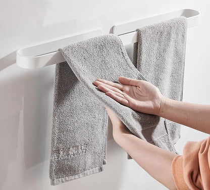 30-50cm Black Bath Towel Holder Bathroom Towel Rack