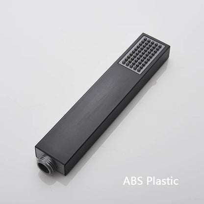 Rozin Matte Black Thermostatic Shower Faucet Wall Mount