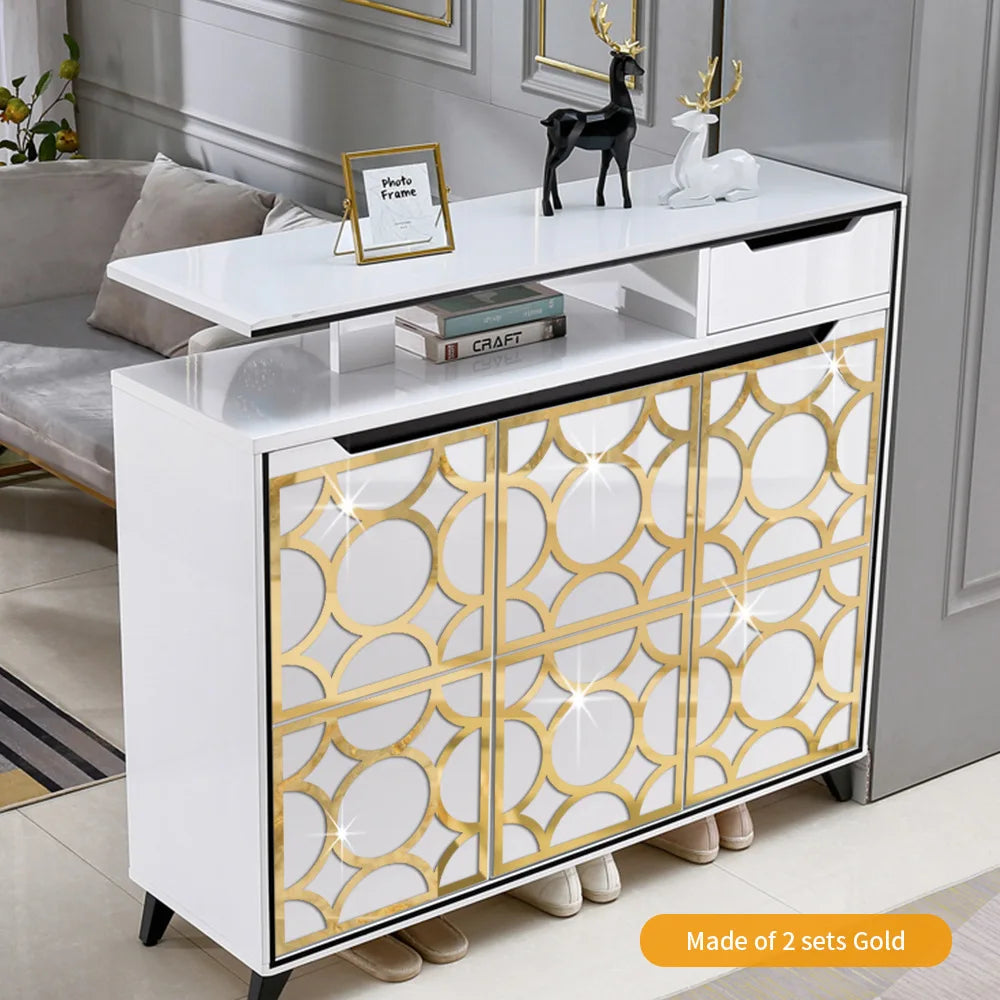 Mirror Wall Stickers Decor Self-Adhesive Furniture Sticker