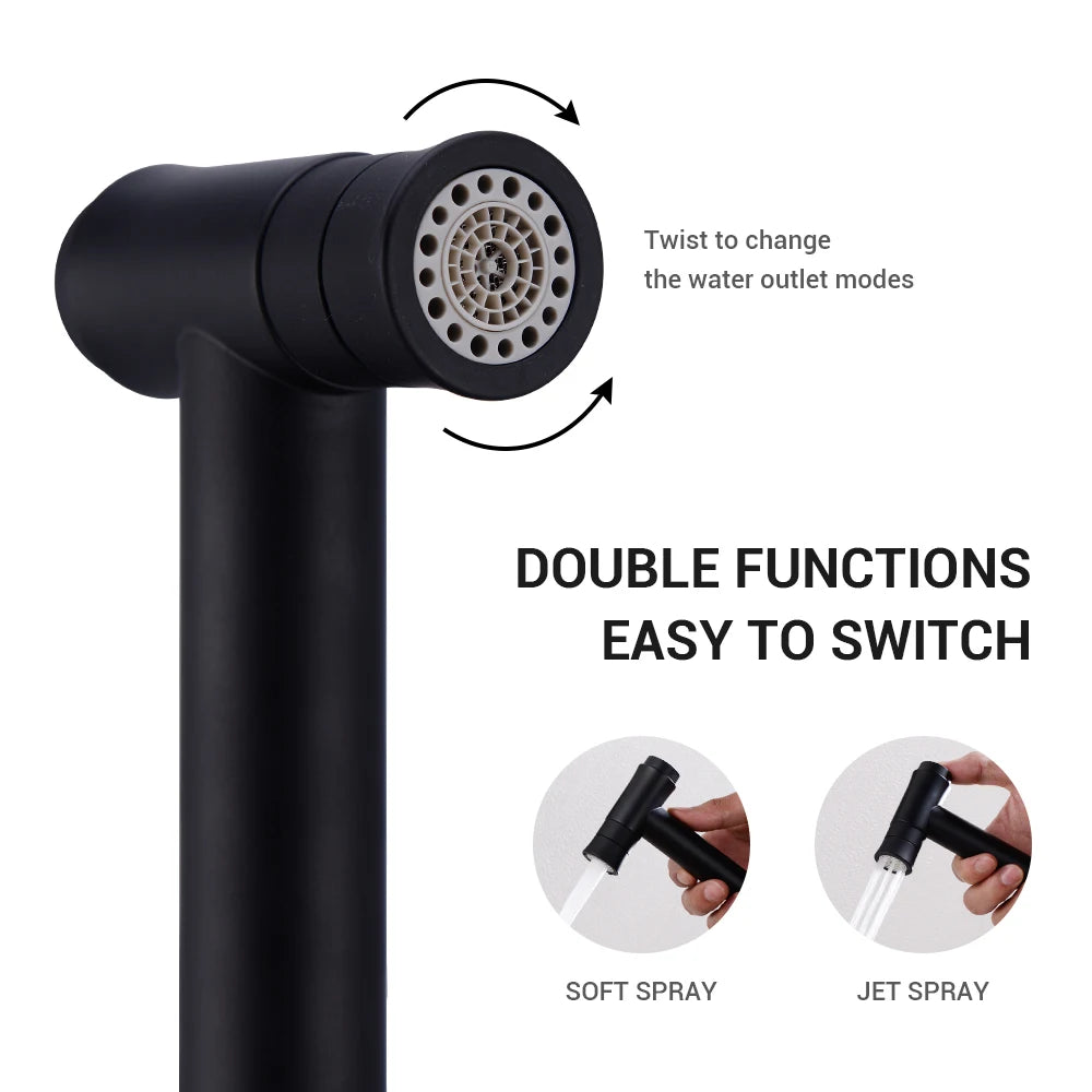 Brass Toilet Bidet Spray Handheld Cleaning Diaper Cold