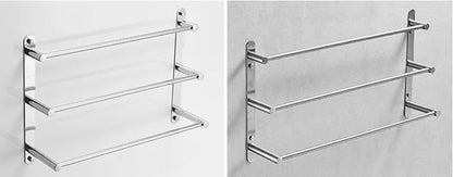 Chrome Bathroom Towel Rack 304 Stainless Steel Towel