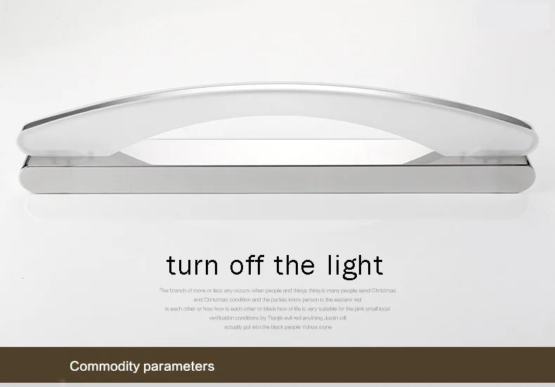 Modern 12w / 20w Led Bathroom Mirror Light