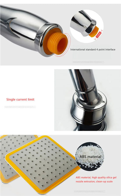 6/9 Inch Large Flow Supercharge Rain Shower Head