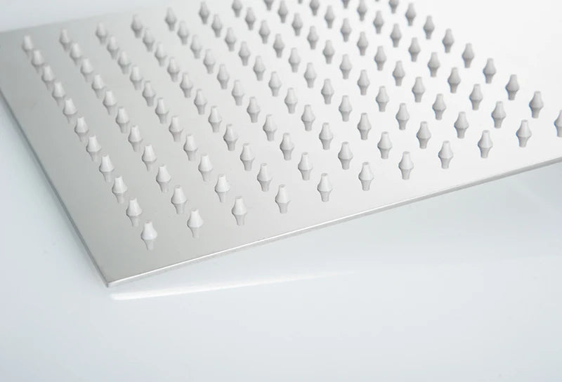 Bakala Square Stainless Steel Showerhead Rainfall Chrome High