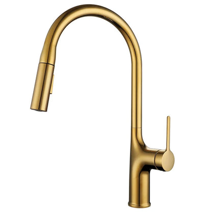 Deck Mounted Faucet Pull Out Mixer Tap Bagnolux