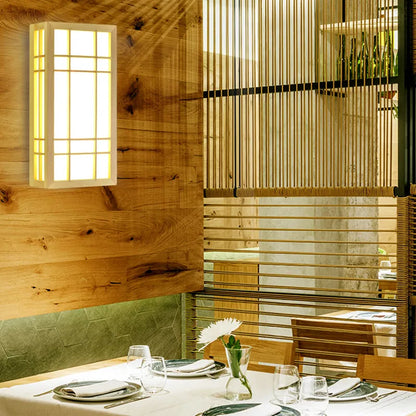 Modern Japanese Wall Lamp Tatami Style Minimalist Wall