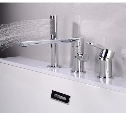 Ellen Bathtub Faucets Holes Black Cold Bath Shower
