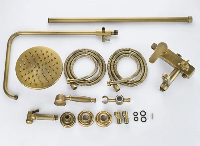 Rain Shower Bidet Spray Faucet Antique Bronze Finished