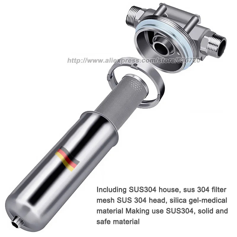 8000 Stainless Steel Under Sink Water Filter System