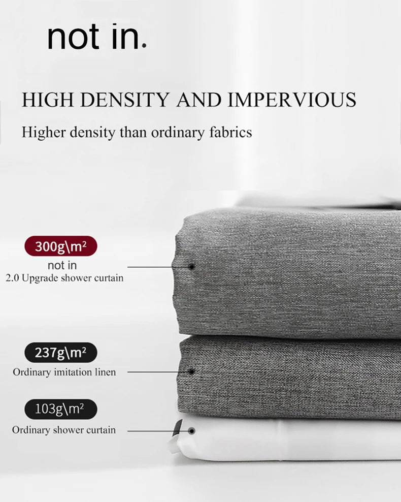 Not In/Elegant Waterproof Shower Curtain Bathroom Quality