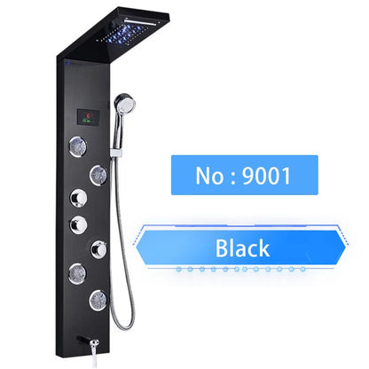 Luxury Led Shower Panel Spa Massage Jet Shower
