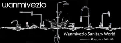 Wanmivezlo Waterfall Bathroom Basin Faucet Deck Mounted Cold