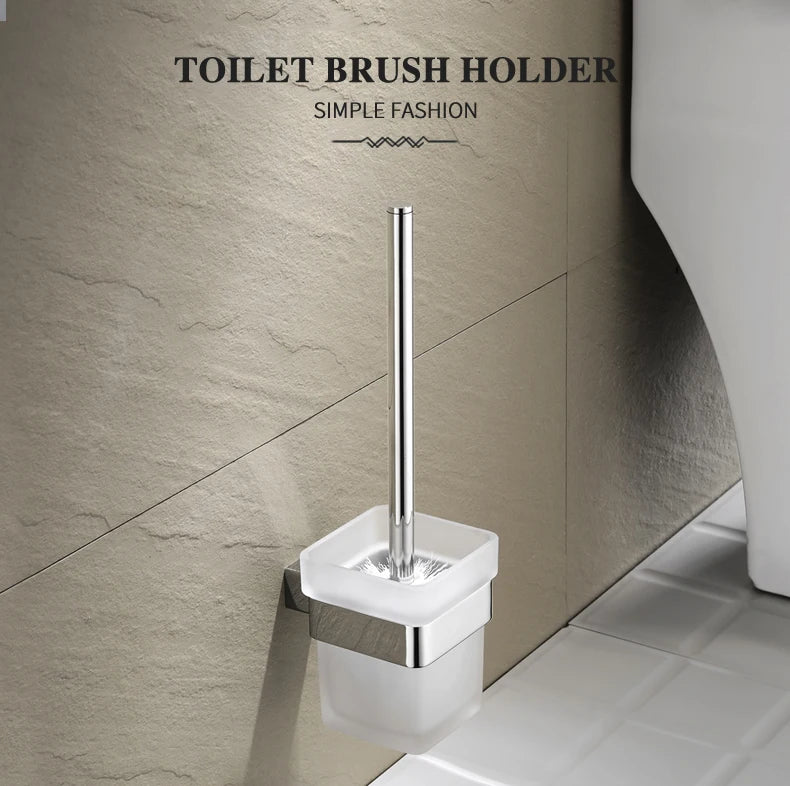 Stainless Steel Bathroom Wall Shelf Towel Bar Rack